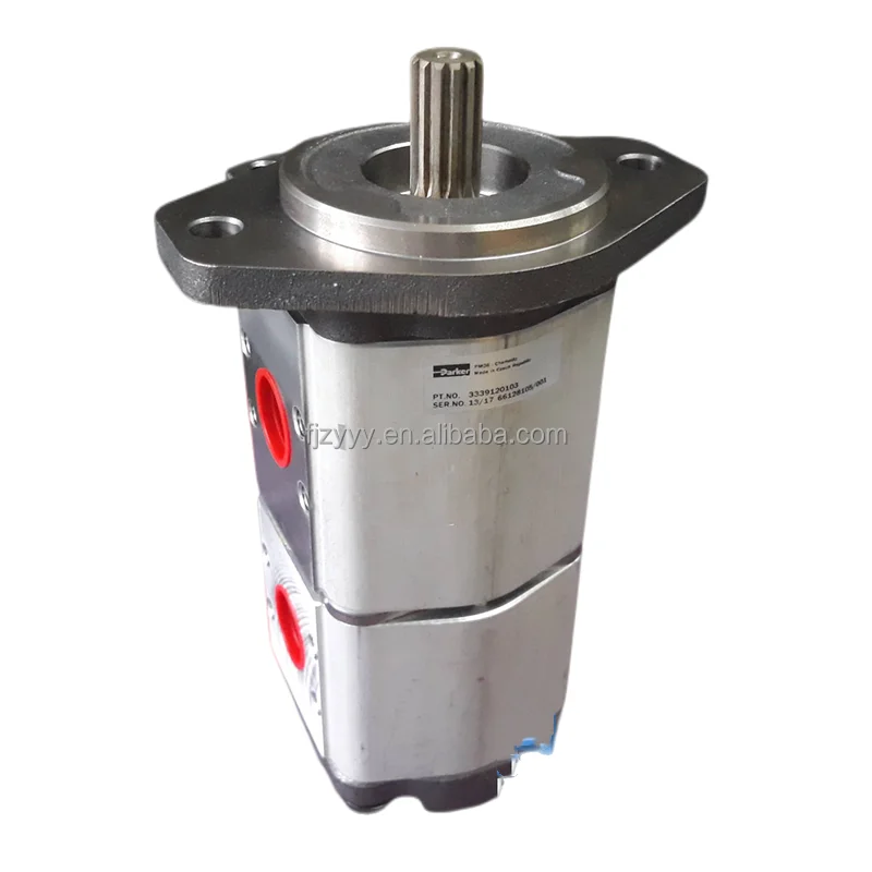 Parker PGP517 Series Double Gear Pump | 333-9111-691, 333-9120-103, 333-9121-186 | PGP517B0160