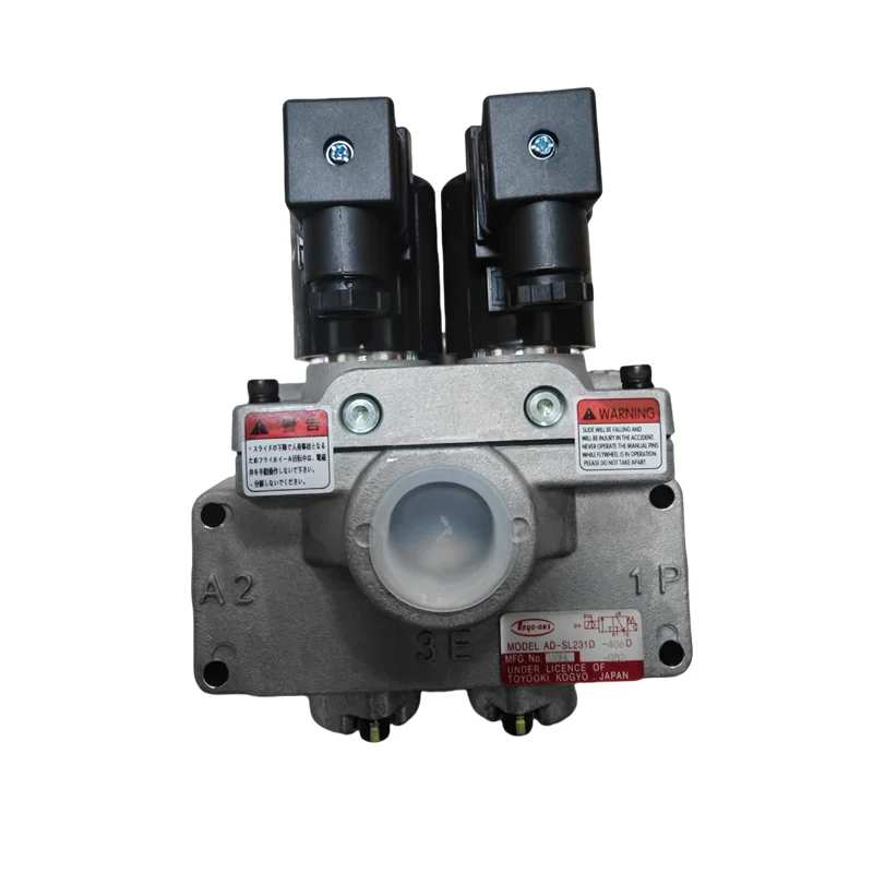 TACO Type Double Solenoid Valve | AD-SL231D-304D 406D | Pneumatic Punch Safety Valve | 24V DC