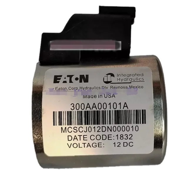 300AA00101A Solenoid Coil | Compatible with 300AA00100A | 24V DC / 12V DC Hydraulic Coil