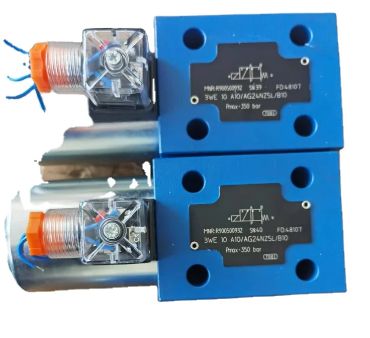 Rexroth Type 3WE Solenoid Valve | 3WE6 | 3WE10 | 3WE6A-6X | 3WE10A | 24V DC Hydraulic Directional Valve