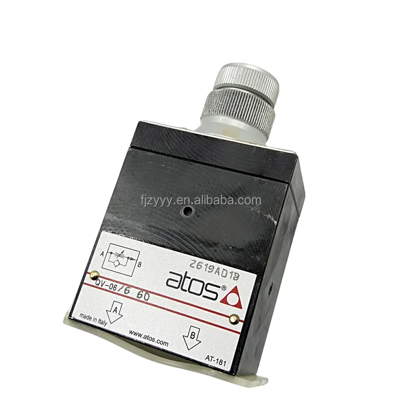QV-06/1 QV-06/11 QV-06/11-60 QV-06/11/KV-60 QV-06/16 QV-06/16-60 QV-06/16 Hydraulic Speed Control Valve