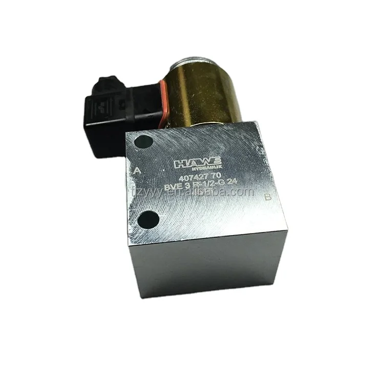 HAWE Type BVE Valve | BVE3R-G24 BVE3S-G24 BVE3Z-G24 | Leak-Free Solenoid Seated Valve | DC 24V