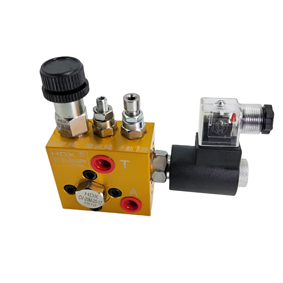 Lifting Platform Solenoid Valve | EF-02 Elevator Valve | AC220V AC110V DC24V DC12V | Hydraulic Reversing Valve