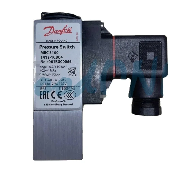 Danfoss MBC 5100 Pressure Switch | 061B010066 | 061B000066 | Marine Block-Type Pressure Control