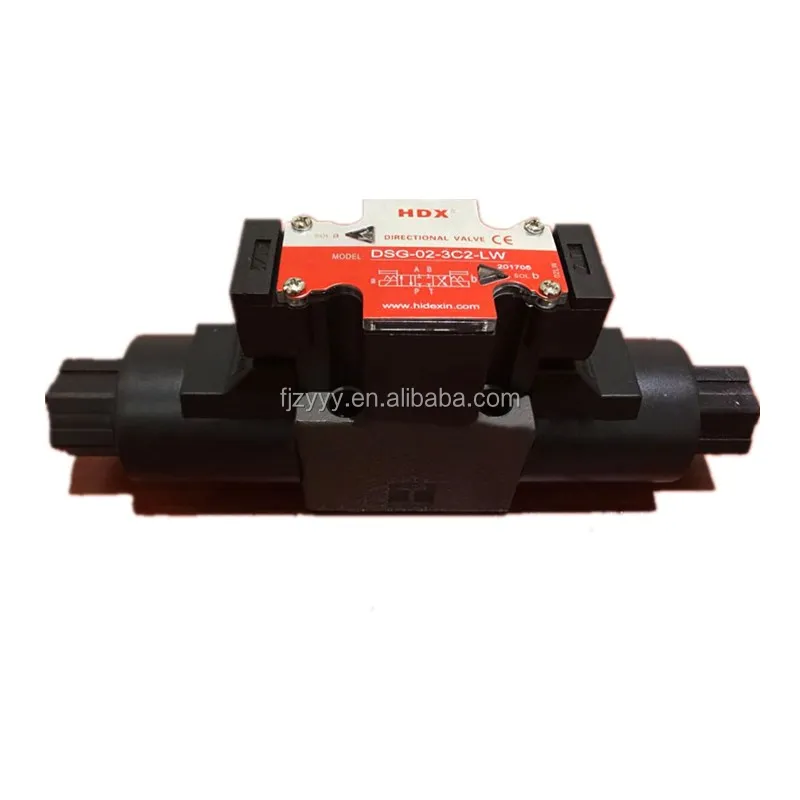 Yuken Type DSG-02 Solenoid Valve | DSG-02-3C2 | 3C4 | 3C6 | 2B2 | AC220V DC24V | NG10 CETOP 5