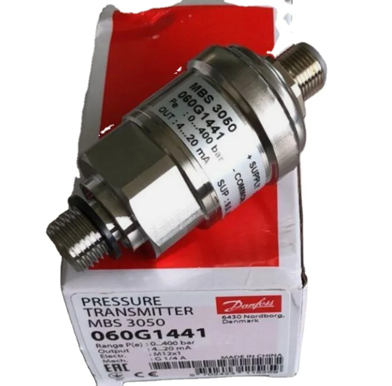Danfoss MBS 3050 Pressure Transmitter | 060G1441 | 060G1408 | with Pulse Snubber | 4-20mA