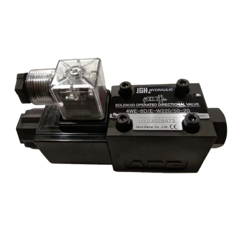 4WE-6D/E-W220/50-20 4WE-6G/EW220/50-20 Solenoid Operated Directional Valve 4WE-6-D/E-W220/50-20 4WE-6Y/E-W220/50-20