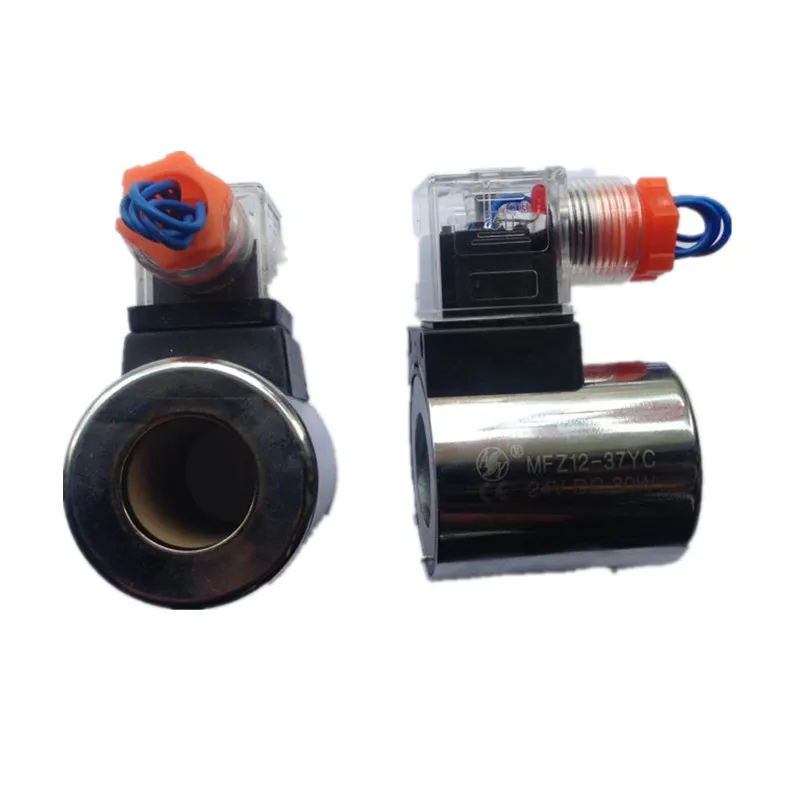 24VDC Solenoid Coil | MFB12-37YC | MFZ12-37YC | MFZ10-37YC | MFZ1-7YC | Hydraulic Valve Electromagnet