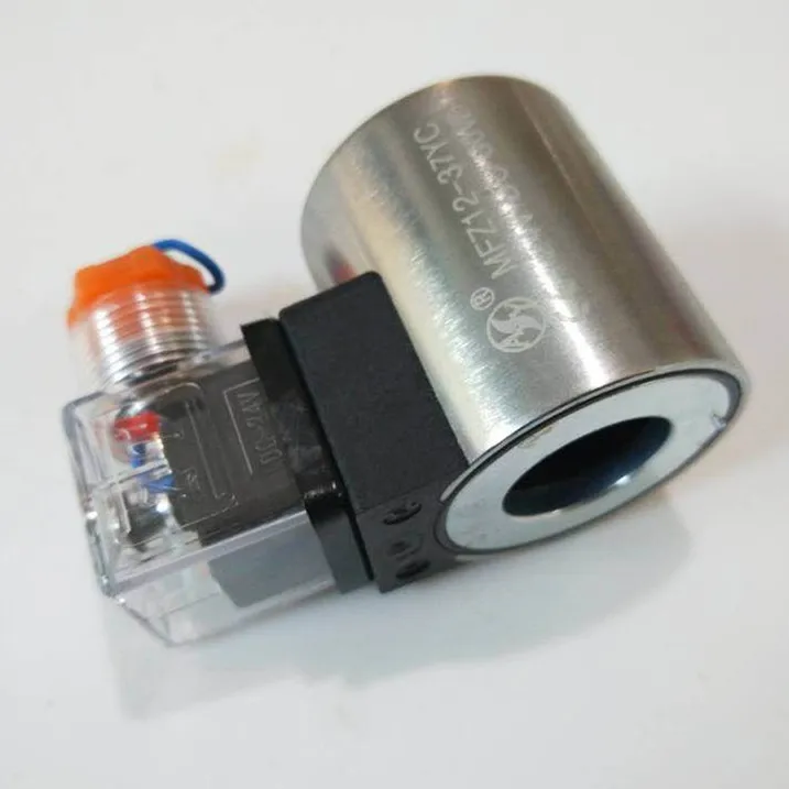 MFZ12-37YC Solenoid Coil | 24V & 12V DC Hydraulic Valve Coil | 37N Thrust Wet Type Electromagnet