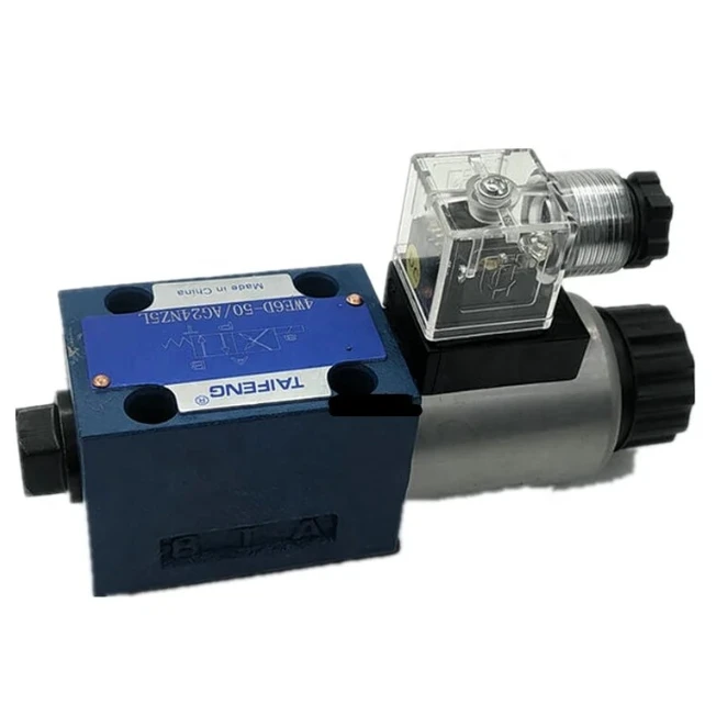 Rexroth Type 4WE6 & 4WMR6 Valve | 4WE6E 4WE6D | 220V Solenoid & Manual | Directional Valve