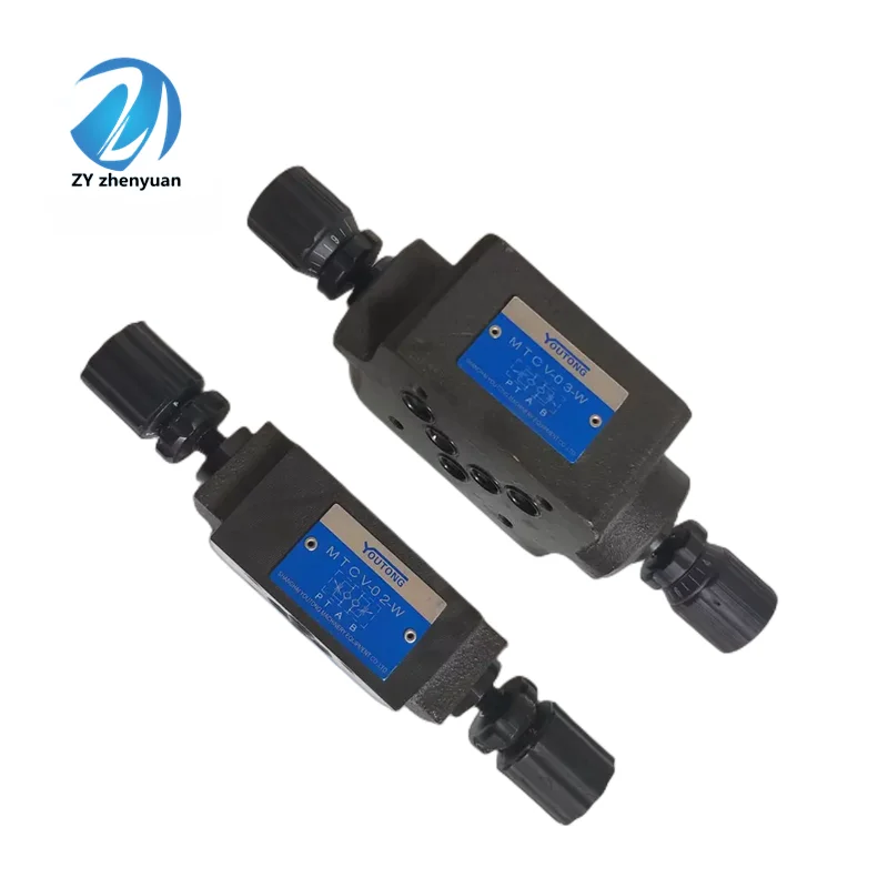 Modular Valves | MTCV-02W One-way Throttle | MBRV-02P Relief Valve