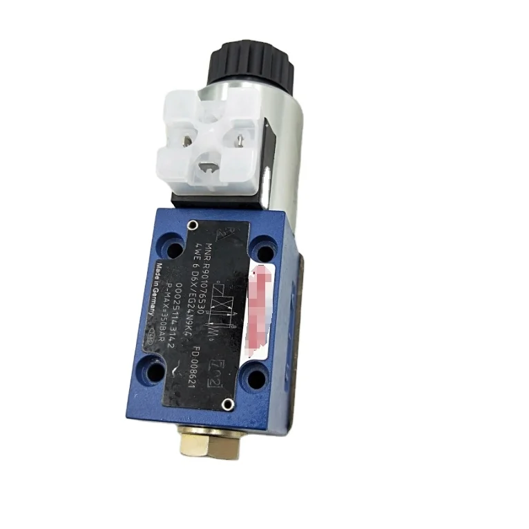 Zhenyuan 4WE6 4WE6J 4WE6J6X Hydraulic Solenoid Directional Valve 4WE-6-J6X/SG24N9K4  EG24N9XNK4 R900953568