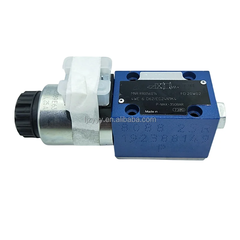 Rexroth Type 4WE6 Solenoid Valve | 4WE6D | 4WE6E | 4WE6J62 | NG6 CETOP 3 | 24V DC 220V AC | Hydraulic Directional Valve