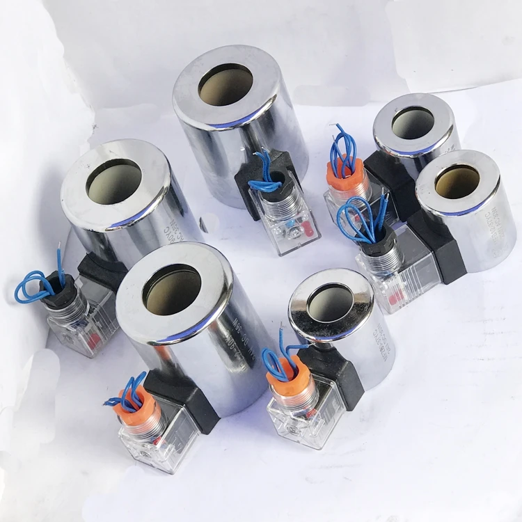 MFB12-90YC Solenoid Coil | 220V AC/DC Hydraulic Valve Coil | 90N Thrust Wet Type Electromagnet